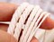 100% Natural Cotton Macrame Cord,5mm x110 Yards Macrame Cords Colored Cotton Macrame Rope Craft Cord for DIY Crafts Knitting Plant Hangers Christmas Wedding Décor(Beige, 5mm110yards)